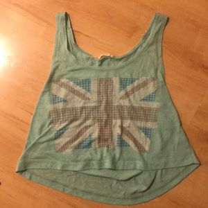 Teal/mint tank top
